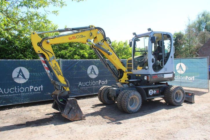 Veiling: Wielgraafmachine Wacker Neuson 6503 Diesel 2015, Zakelijke goederen, Machines en Bouw | Kranen en Graafmachines, Ophalen