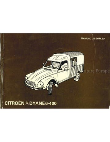 1981 CITROËN DYANE 6/400 INSTRUCTIEBOEKJE SPAANS, Ophalen of Verzenden