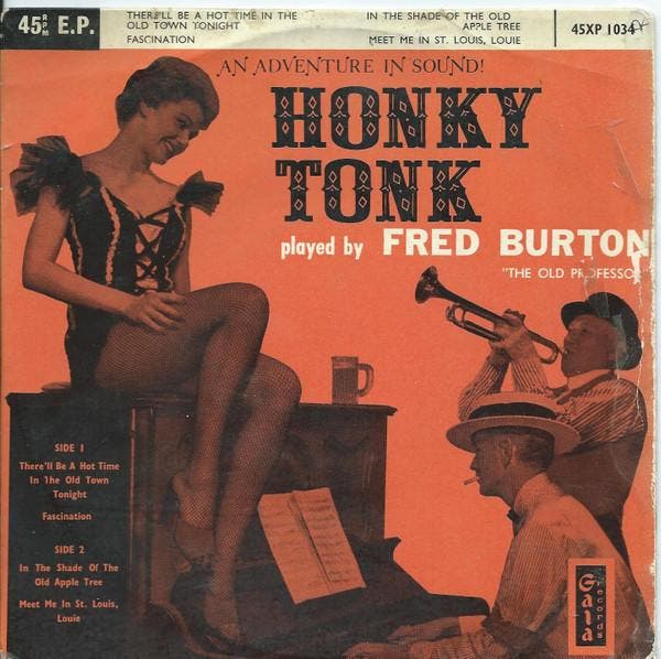 Fred Burton - Honky Tonk, Cd's en Dvd's, Vinyl | Pop, Gebruikt, Verzenden