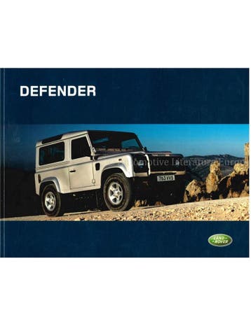 2006 LAND ROVER DEFENDER BROCHURE NEDERLANDS, Nieuw
