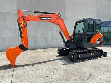 Online veiling - Doosan - 2018 - DX55-9C -, Ophalen