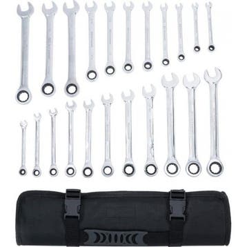 Ratelring-steeksleutel set , metrisch / Inch Maten,  22-d..., Auto diversen, Autogereedschap, Verzenden, Nieuw