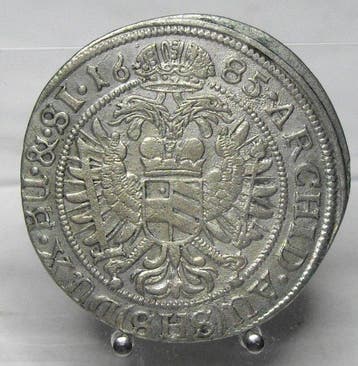 Oostenrijk. Leopold I. 6 Kreuzer 1685 SHS, Breslau (Zonder