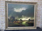 Piet Mees (XX) - Landschap langs de Leie