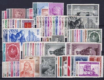 België 1940/1949 - Reeksen en volledige jaargangen - OBP/COB, Gestempeld