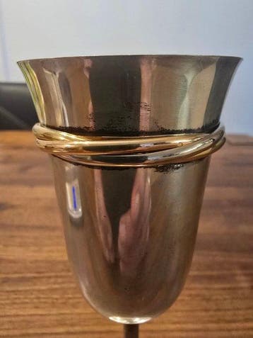 Triniti Cartier - Bekerglas - Drie-eenheid - .950 zilver -