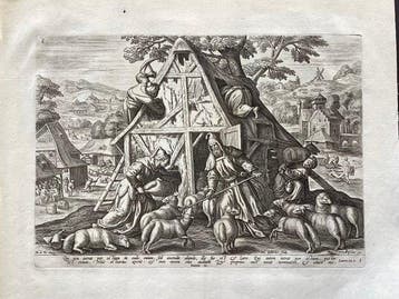 Julius Goltzius (1550-1595) - I pastori Malvagi