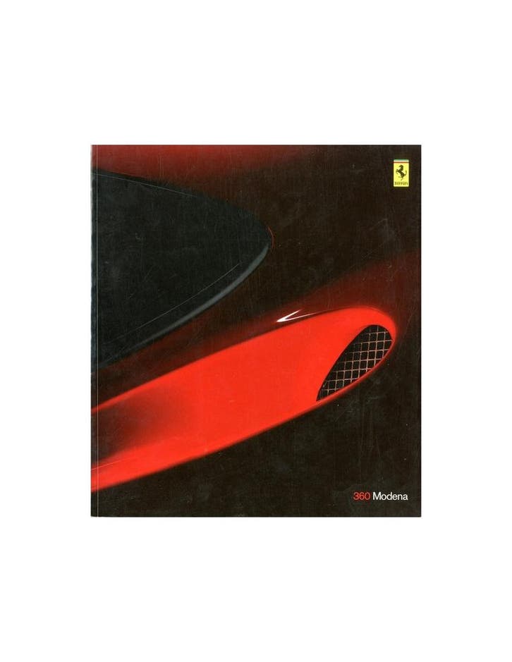 2002 FERRARI 360 MODENA BROCHURE 1504/99, Livres, Autos | Brochures & Magazines