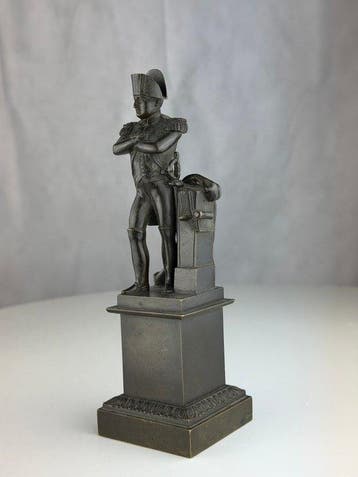 sculptuur, Napoleón - 20 cm - Gepatineerd brons