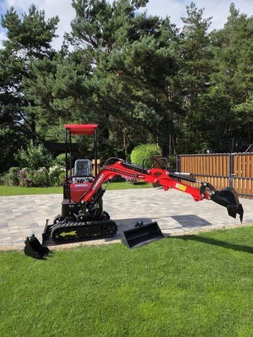 GRATIS SNELLE LEVERING Kingway Minigraafmachine minigraver, Verzenden, Graafmachine