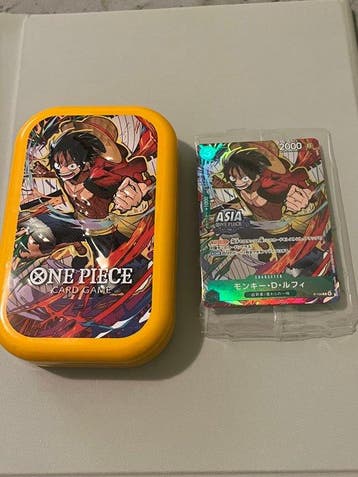 Bandai - 3 Card - One Piece Luffy P-108 & Shanks OP12-008, Hobby en Vrije tijd, Nieuw