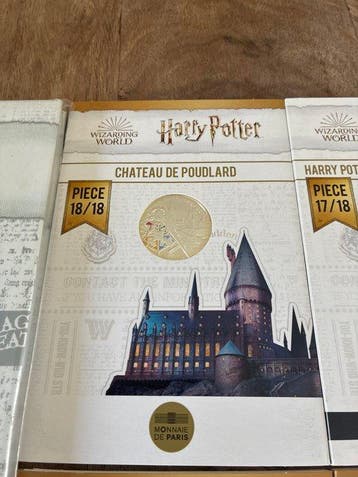 France. 10 Euro 2021 Harry Potter (5 coins + Album) (Sans