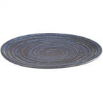 Bord | LOOPS | Melamine | Blauw | Per Stuk | Ø220x20(h)mm, Verzenden, Nieuw in verpakking