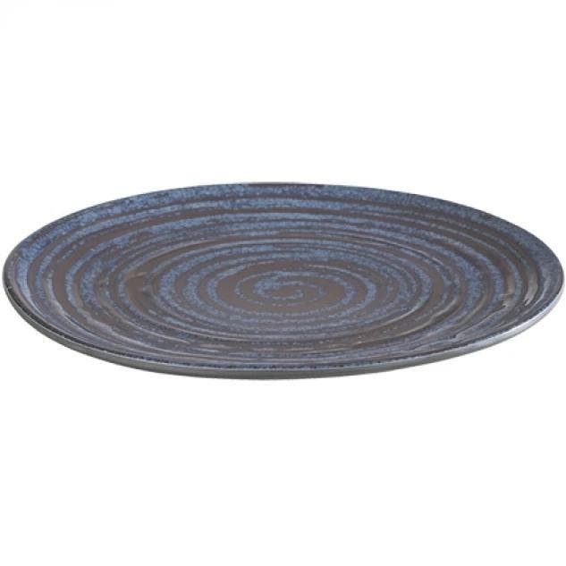 Bord | LOOPS | Melamine | Blauw | Per Stuk | Ø220x20(h)mm, Articles professionnels, Horeca | Équipement de cuisine, Envoi