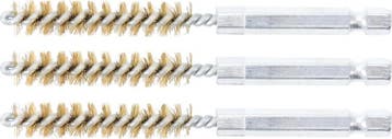 Bgs Technic Messingborstel 9 mm 6,3 mm (1/4) 3-dlg, Auto-onderdelen, Banden en Velgen, Verzenden, Nieuw