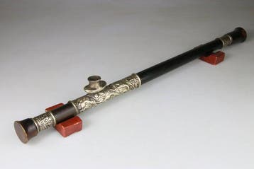 Pipe a opium Chinoise en bambou - Bambou - Chine - XXe