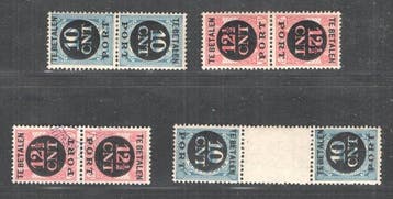 Pays-Bas 1924 - Keerdruk Paren - Tête-bêche - NVPH 61b +