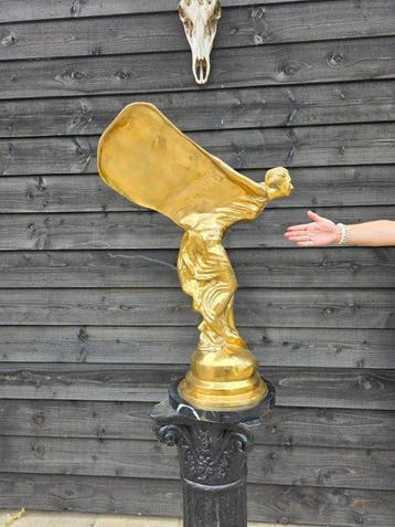 Statue, XXL - Rolls Royce - Spirit of Ecstasy - Gold Edition