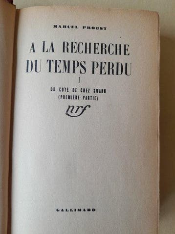 Marcel Proust - A la recherche du temps perdu,complet en 15