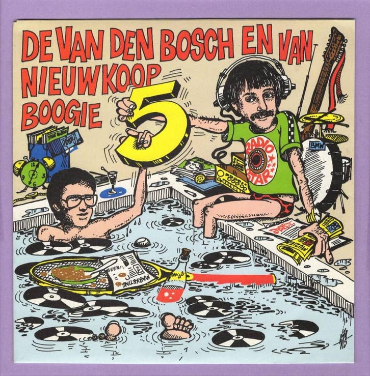 Piraten Billy, Marty Holland – De Van Den Bosch En Van Nieuw, Cd's en Dvd's, Vinyl Singles, Ophalen of Verzenden