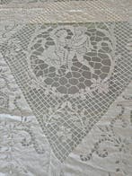 Tafelkleed - 200 cm - 200 cm - Grote antieke tafelkleed, Antiek en Kunst