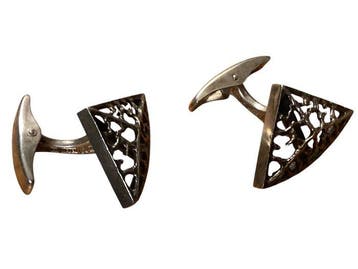 Zonder minimumprijs - Manchetknopen Zilver - Finland -jaar