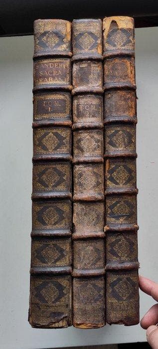 Antonius Sanderus - Chorographia Sacra Brabantiae - plates, Antiquités & Art, Antiquités | Livres & Manuscrits