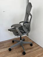 Refurbished Herman Miller Mirra Shadow Blue Fog - Aanbieding, Verzenden, Zo goed als nieuw, Grijs, Bureaustoel