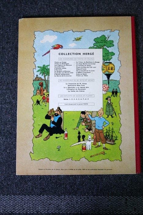 Tintin - Tintin au Tibet- B29 - 1 Album - Eerste Belgische, Boeken, Stripverhalen