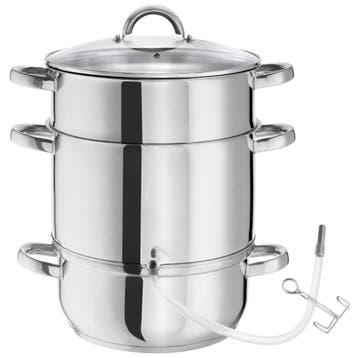 tectake Sappan 15 liter gemaakt van RVS AISI 430 Ø 26cm - zi, Verzenden, Nieuw