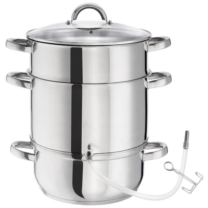 tectake Sappan 15 liter gemaakt van RVS AISI 430 Ø 26cm - zi, Huis en Inrichting, Keuken | Keukenbenodigdheden, Verzenden