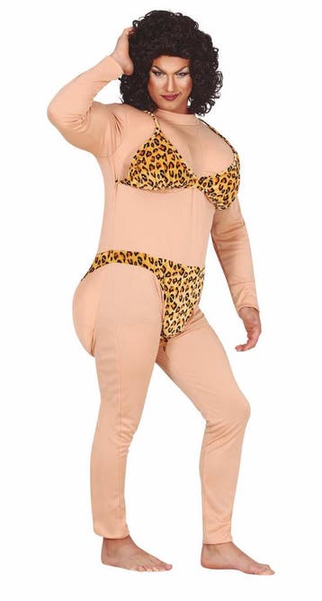 Draq Queen Kostuum Heren Bikini, Verzenden, Nieuw
