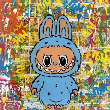Koen Betjes (1992) - Labubu x POP (canvas)