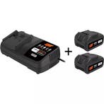 SPIT 18V accu-laadset (2x 5,0Ah accu + snellader), Verzenden