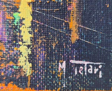 Michele Telari - Times Square, Antiquités & Art, Art | Peinture | Moderne