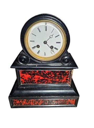 Pendule - Hout, Messing - 1850-1900 - haardmantelklok