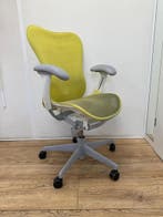 Herman Miller Mirra 2 Butterfly Twilight/Studio Yellow, Verzenden, Geel, Zo goed als nieuw, Bureaustoel