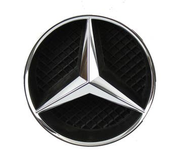 ORIGINAL MERCEDES EMBLEM MIT GRUNDTRÄGER TYP-B PASST FÜR GCP, Verzenden