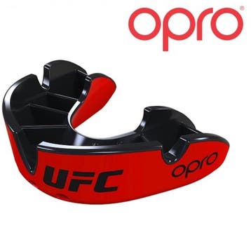 OPRO UFC Mondbeschermer Zilver Rood Zwart Jeugd tot 10 jaar, Verzenden, Nieuw, Overige