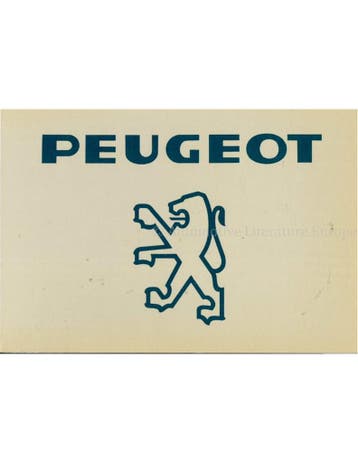 PEUGEOT (AUTO HISTOIRE), Nieuw