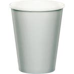 Zilveren Bekers 256ml 24st, Verzenden