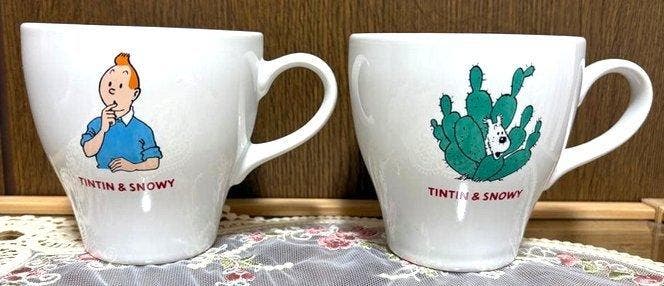 Tintin - 2 Chiba Bank Japan Tintin & Snowy Promotionele, Boeken, Strips | Comics