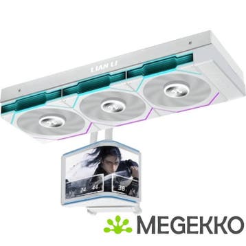 Lian Li HydroShift II OLED Curved 360TL White, Verzenden, Nieuw