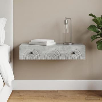 vidaXL Wandgemonteerde Zijtafel 87,5 x 34,5 x 17 cm Bewerkt, Verzenden