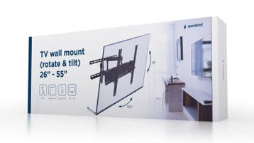 Tv muurbeugel muur beugel draai- en kantelbaar 26-55 inch <5, Verzenden, Nieuw