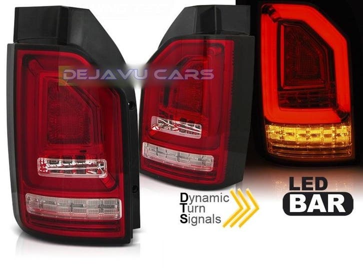 Dynamische LED Achterlichten voor  Volkswagen Transporter T6, Auto diversen, Tuning en Styling, Ophalen of Verzenden