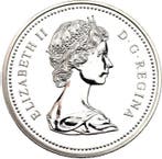 Canada. 1 Dollar 1976 Centenary of Parliamentary Library