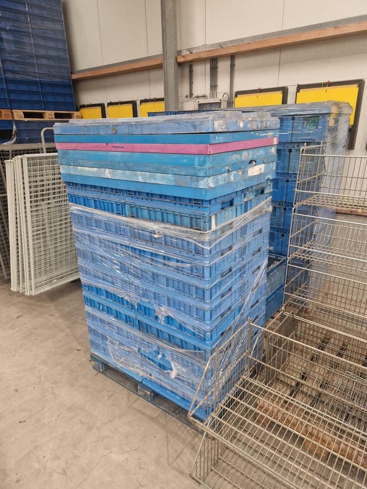 Partij KLT bakken 60x40x15cm en 40x30x22cm gebruikt, Zakelijke goederen, Horeca | Overige, Ophalen of Verzenden