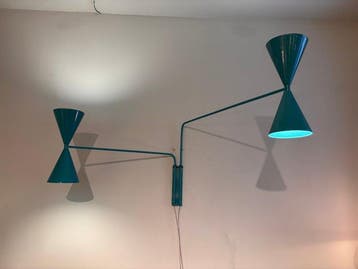 Juanma Lizana Studio - Wandlamp - RAL 5018 - Bats Lights
