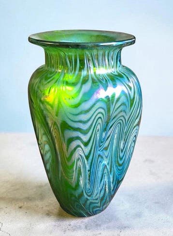 Vaas - .Loetz vaas Jugendstil fenomeen Genre 6893 Creta